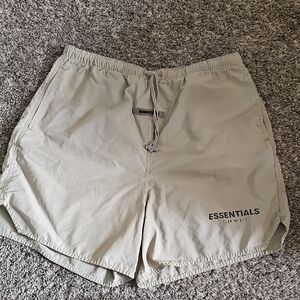 Fear of God Essentials Volley Shorts Light Tan